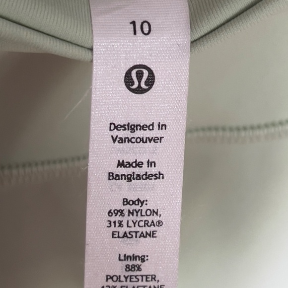 Lululemon Wunder Under high rise leggings size 10 mint green yoga luxtreme 25" - Picture 6 of 6